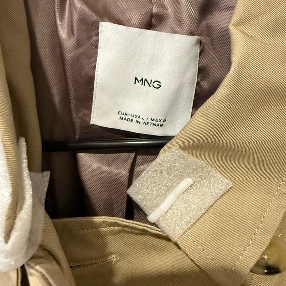 Mango Double Breasted Trench Coat - Picture 11 of 14